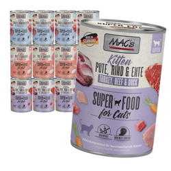 MAC's Kitten 12x400g Mokra Karma Dla Kociąt Mix Smaków