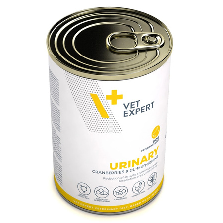 Vet Expert Urinary Mokra Karma Weterynaryjna Dla Psa Z Kurczakiem 400g Wspomaga Funkcje Układu Moczowego