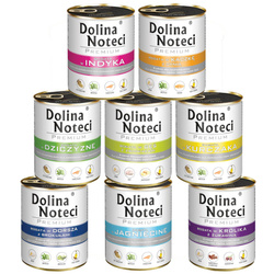 Dolina Noteci Premium Mix 8 Smaków 8x800g Mokra Karma Dla Psa Drób Ryba Dziczyzna