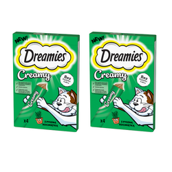 Dreamies Creamy 8x10g Kremowy Przysmak Dla Kotów Z Kocimiętką