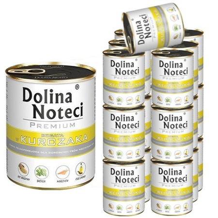 Dolina Noteci Premium Bogata W Kurczaka Puszka 20x800g Mokra Karma Dla Psa