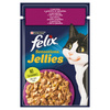 Felix Sensations Jellies Karma Dla Kotów Z Kaczką W Galaretce Ze Szpinakiem 26x85g
