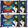 Felix Sensations Sauce Karma Dla Kotów Wiejskie i Rybne Smaki W Sosie 4x340g (16x85g)