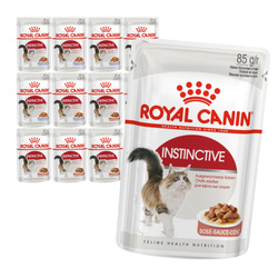 Royal Canin Instinctive FHN 12x85g Karma Mokra W Sosie i Galaretce Dla Kotów Dorosłych Wybrednych