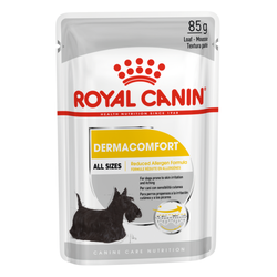 Royal Canin CCN Dermacomfort 85g Karma Mokra Pasztet Dla Psów Dorosłych O Wrażliwej Skórze Skłonnej Do Podrażnień