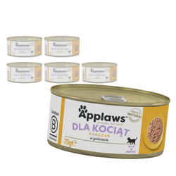 Applaws Cat Mokra Karma Dla Kociąt 6x70g Pierś z Kurczaka w Galaretce