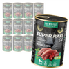 Super Rafi Cat 12x400g Bezzbożowa Mokra Karma Dla Kotów Sterylizowanych Z Gęsią I Wątróbką Z Indyka