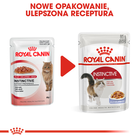 Royal Canin Instinctive FHN 6x85g Karma Mokra W Galaretce Dla Kotów Dorosłych Wybrednych