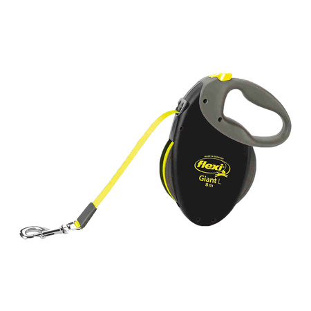 FLEXI GIANT automatyczna smycz dla psa do 50kg, taśma 8 m, rozmiar L, odblaskowa