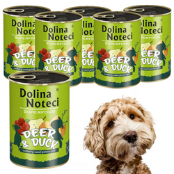 Dolina Noteci Superfood Jeleń Z Kaczką Mokra Karma Dla Psa 6x400g