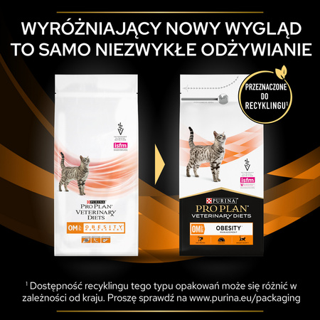 Purina Pro Plan Veterinary Diets OM Obesity Management 1,5kg Sucha Karma Dla Kota Z Nadwagą