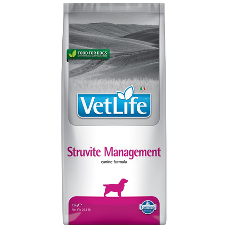 FARMINA Vet Life STRUVITE MANAGEMENT DOG 12kg Sucha Karma Dla Psa Redukcja Nawrotów Kamicy Struwitowej