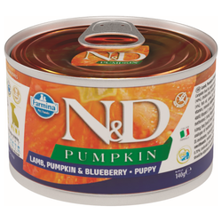 Farmina N&D Dog Lamb Pumpkin Blueberry Puppy 140g Mokra Karma Dla Szczeniąt Jagnięcina Dynia i Borówka