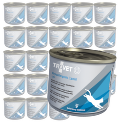 Trovet Hypoallergenic LRD 24x200g Lekkostrawna Mokra Karma Dietetyczna z Jagnięciną Dla Kotów z Nadwrażliwością Pokarmową