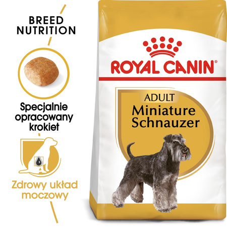 Royal Canin BHN Miniature Schnauzer Adult 3kg Karma Sucha Dla Psów Dorosłych Rasy Sznaucer Miniaturowy