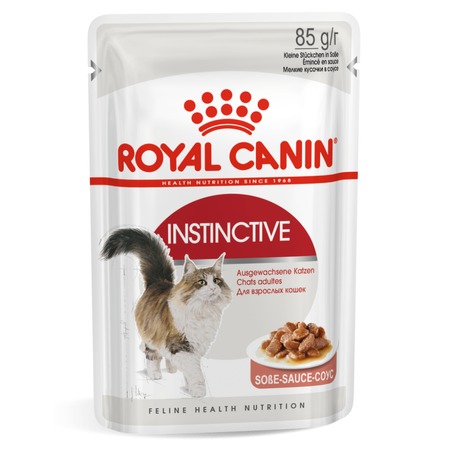 Royal Canin Instinctive FHN Karma Mokra W Sosie Dla Kotów Dorosłych, Wybrednych 12x85g