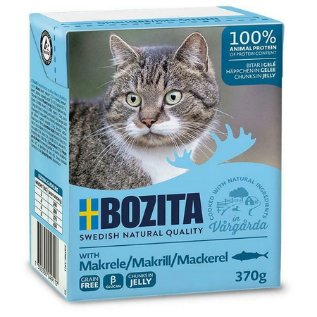 Bozita kawałeczki w galarecie z makrelą 370 g