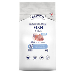Baltica Adult Light Ryba z Ryżem XS/S 9kg Hipoalergiczna Sucha Karma Dla Psów Miniaturowych i Małych Ras