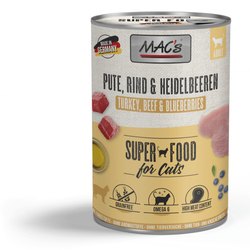 MAC's Cat Mokra Karma Dla Kota Indyk Wołowina Borówki 200g