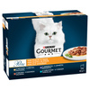 Purina Gourmet Perle Mix 4 Smaki 24x85g Mokra Karma Dla Kota Mini Fileciki w Sosie