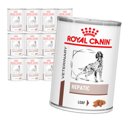 Royal Canin Veterinary VHN Dog Hepatic 12x420g Mokra Karma Pasztet Dla Psów z Niewydolnością Wątroby