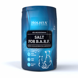 Holista Salt for B.A.R.F. 400g Naturalna Sól Kamienna Uzupełnienie Elektrolitów i Minerałów Dla Psa i Kota