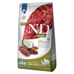 Farmina N&D Quinoa Dog Skin & Coat 7kg Sucha Karma Dla Dorosłych Psów Średnich i Dużych Ras z Kaczką Na Skórę i Sierść
