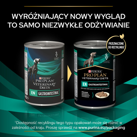 Purina Pro Plan Veterinary Diets Canine EN Gastrointestinal Mokra Karma Dla Psa Mus 12x400g