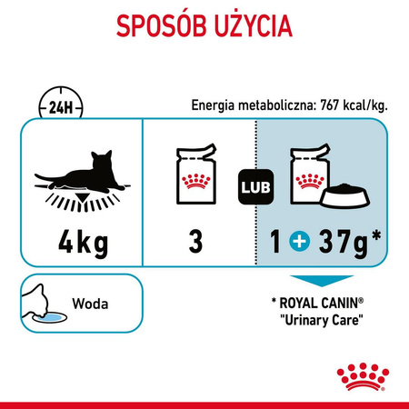 Royal Canin FCN Urinary Care w Sosie 6x85g Karma Mokra Dla Kotów Ochrona Dolnych Dróg Moczowych