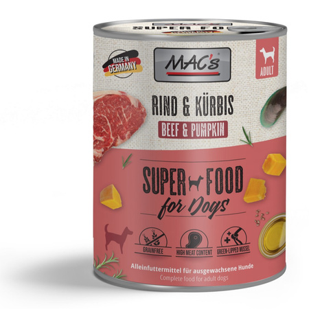 MAC's Dog Mix Smaków 6x800g Bezzbożowa Mokra Karma Dla Psa