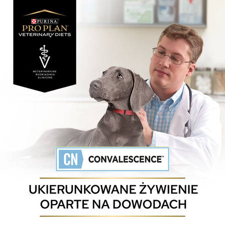 Purina Pro Plan Veterinary Diets CN Convalescence Mokra Karma Dla Kotów I Psów Mus 195g Rekonwalescencja