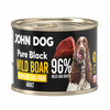John Dog Pure Black Wild Boar Adult 6x200g Mokra Karma Dla Psa Z Dzikiem