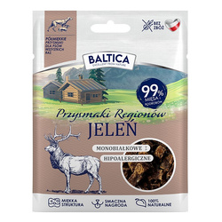 Baltica Naturalny Hipoalergiczny Przysmak Treningowy Dla Psa Półmiękki z Jelenia 30g