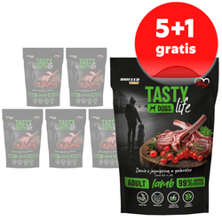 Biofeed Tasty Dogs Life z Jagnięciną w Galaretce 6x500g Bezzbożowa Mokra Karma Dla Psa 5+1 GRATIS