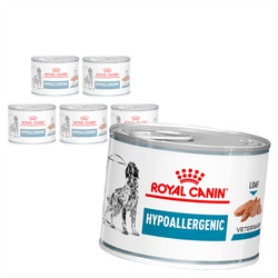 Royal Canin Veterinary VHN Dog Hypoallergenic 6x200g Mokra Karma Pasztet Dla Psów z Nietolerancją Pokarmową