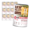 Raw Paleo Pork&Lamb Adult Duoprotein 12x400g Mokra Karma Dla Psa z Wieprzowiną i Jagnięciną