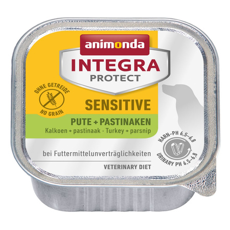 Animonda Integra Protect Sensitive 22x150g Mokra Karma z Indykiem Dla Psów z Niewydolnością Pokarmową