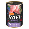 Rafi 24x400g Bezzbożowa Mokra Karma Dla Psa Z Królikiem Żurawiną I Borówką