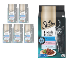 Sheba Fresh Cuisine Taste of Tokyo 36x50g Mokra Karma Dla Dorosłych Kotów Z Tuńczykiem I Łososiem W Sosie