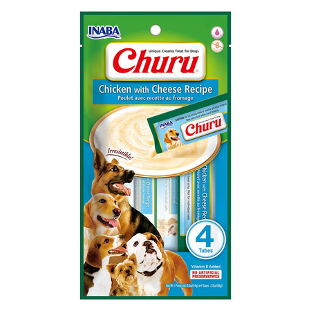 Inaba Dog Churu Mix Smaków 20x14g Przysmak Pasta Dla Psa z Kurczakiem Łososiem Tuńczykiem