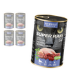 Super Rafi Cat 5x400g Bezzbożowa Mokra Karma Dla Kotów Z Przepiórką I Wątróbką Z Królika