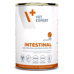 Vet Expert Intestinal Mokra Karma Weterynaryjna Dla Psa Z Jagnięciną 400g Zaburzenia Trawienia