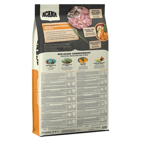 Acana Puppy Large Breed 11,4kg Sucha Karma Dla Szczeniąt Dużych Ras z Kurczakiem i Morszczukiem