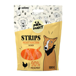 Mr Bandit STRIPS Paski z kurczaka 500g - naturalny przysmak dla psa