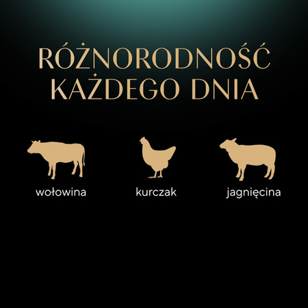 Sheba Fresh&Fine 6x50g  Mokra Karma Dla Kotów W Sosie Z Wołowiną  Kurczakiem Jagnięciną