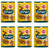 Pedigree Tasty Minis Chewy Cubes Z Kurczakiem 6*130g Przysmak dla psa 