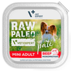 Raw Paleo Pate Mini Adult Beef Tacka 6x150g Mokra Karma Dla Psów Małych Ras z Wołowiną