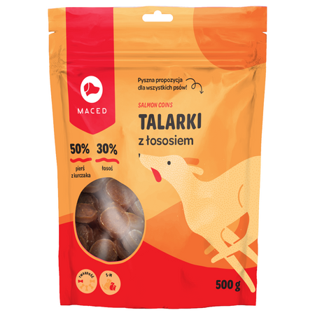 Przysmak dla psa Maced Talarki z ŁOSOSIA 500g