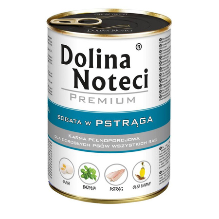 Dolina Noteci Premium Mokra Karma Dla Psa Mix 10 Smaków Drób Ryba Dziczyzna 20x400g