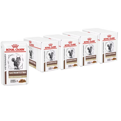 Royal Canin Veterinary Gastrointestinal Fibre Response 48x85g Mokra Karma W Sosie Dla Kotów Wsparcie Układu Pokarmowego